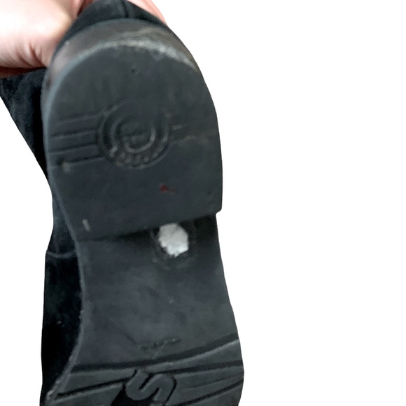 Stuart Weitzman Lowlands Black Suede Size 6.5 - Picture 11 of 16